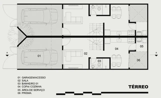 Prancha de desenho 6 do projeto Conjunto Residencial Belford Roxo, Belford Roxo, RJ