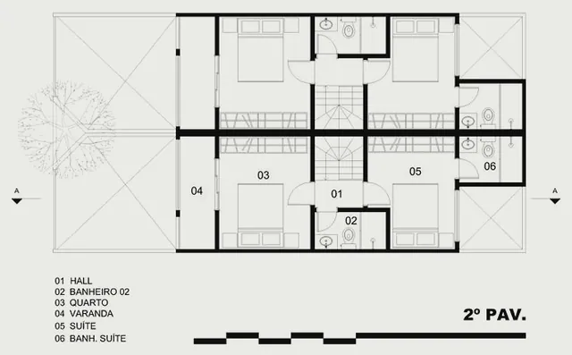 Prancha de desenho 7 do projeto Conjunto Residencial Belford Roxo, Belford Roxo, RJ